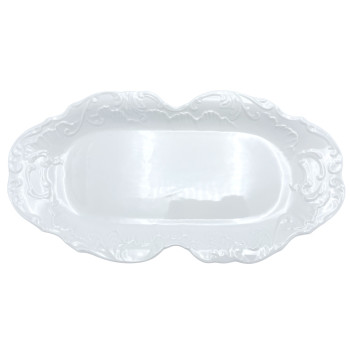 Блюдо 36см ROCOCO белое