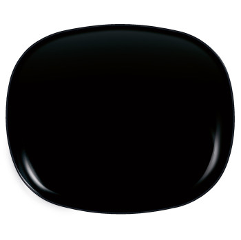Тарелка 28*23см EVOLUTIONS черная