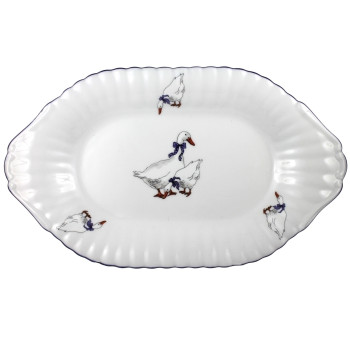 Блюдо овальное 28см IWONA гусь