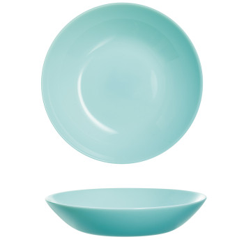 Тарелка глубокая 20см DIWALI бирюзовая
