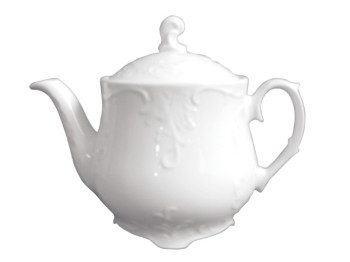Фарфоровый чайник 0,55л ROCOCO белый