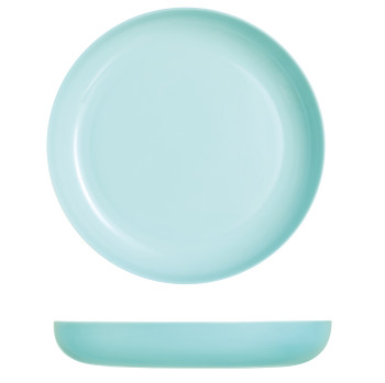 Тарелка глубокая 17см FRIENDS TIME бирюзовая