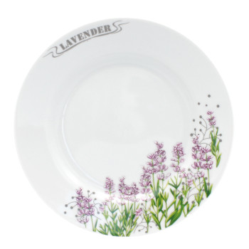 Тарелка 240 мм мелкая ИДИЛЛИЯ Лаванда