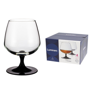 Набор 4-х бокалов для коньяка 400мл ДОМИНО