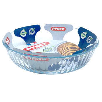 Блюдо глубокое для выпечки торта 26см PYREX