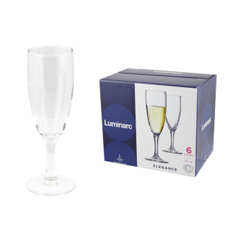 Набор 6-ти бокалов для шампанского 170мл ЭЛЕГАНС