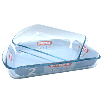 Набор 2-х  блюд прямоугольных PYREX 35*23 см  и 40*27 см