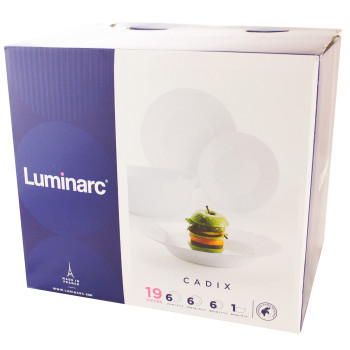 Набор столовой посуды 19 предметов CADIX