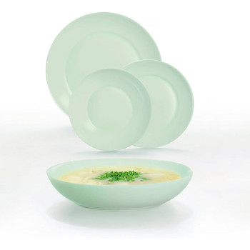 Набор столовой посуды 18 предметов APY PARADISE GREEN