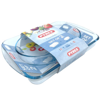 Набор 2-х  блюд PYREX 30*21 см  и 40*28 см
