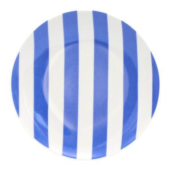 Тарелка 175 мм мелкая УНИВЕРСАЛ Полоски (синие)