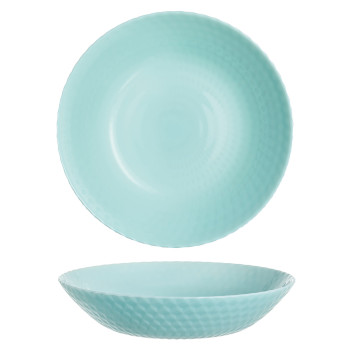 Тарелка глубокая 20см PAMPILLE бирюзовая