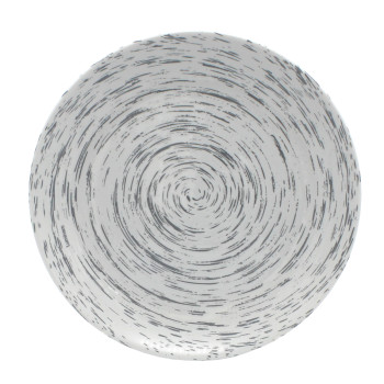 Тарелка 19см STRATIS гранит (серая)