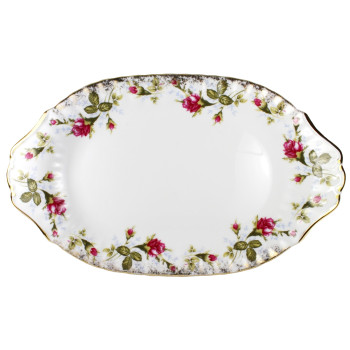 Блюдо овальное 39см IWONA шиповник