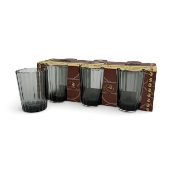 Набор 6-ти стопок 50мл МИСТЕРИЯ графит