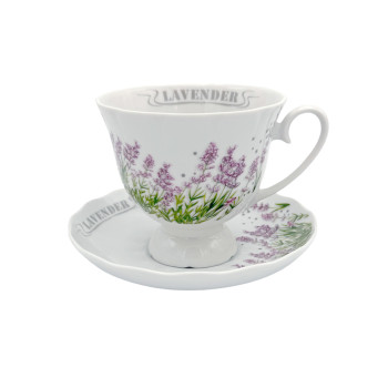 Чайная пара 300 см3 БУТОН Лаванда