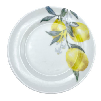 Тарелка 175 мм мелкая ИДИЛЛИЯ рис. Лимоны