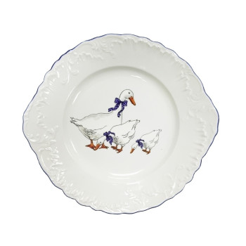 Блюдо для торта 29см ROCOCO гусь