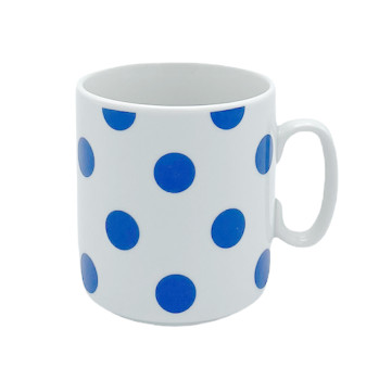 Кружка 300 см3 ДЖОЙС Горошек (синий)