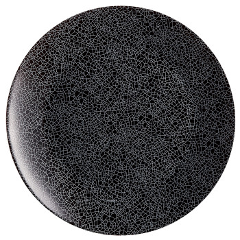 Тарелка 25см ZOE BLACK