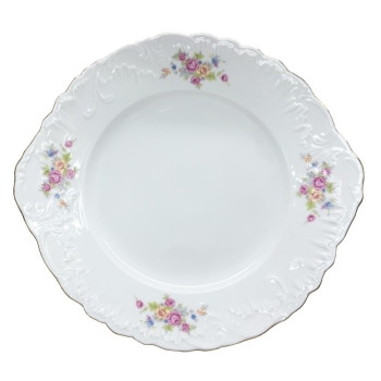 Блюдо для торта 29см ROCOCO бабушкин цветок