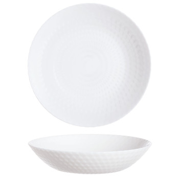 Тарелка  глубокая 20см PAMPILLE белая