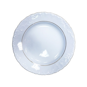 Блюдо круглое 32см ROCOCO золотая линия