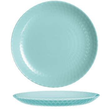 Тарелка 19см PAMPILLE бирюзовая