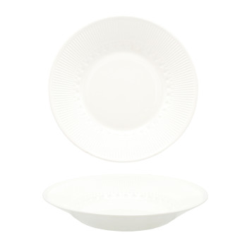 Тарелка 23см глубокая ALIZEE PERLE