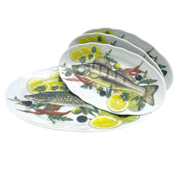 Набор для заливного 4 предмета НАДЕЖДА рис. Щука + рис. Судак