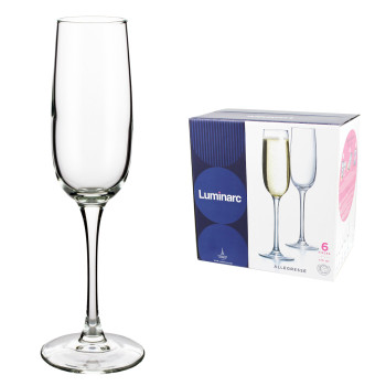 Набор 6-ти бокалов для шампанского 175мл АЛЛЕГРЕСС