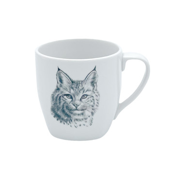 Кружка 400 см3  КВАДРО Рысь