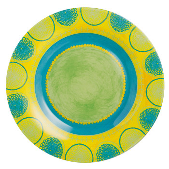 Тарелка 19см PROPRIANO бирюзовая
