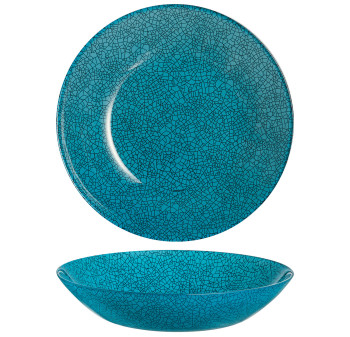 Тарелка глубокая 20см ICY голубая