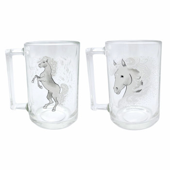 Кружка 320мл ФИТНЕС звездный конь