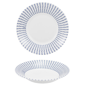 Тарелка 23см CARIBEENNE синяя