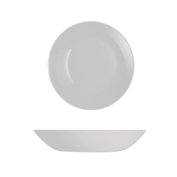 Тарелка глубокая 20см  DIWALI гранит (серая)