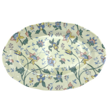 Блюдо овальное 315 мм НАДЕЖДА рис. Ваниль