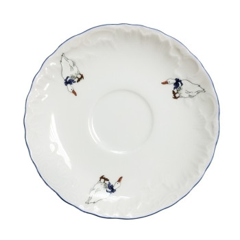 Блюдце 12,5см ROCOCO гусь