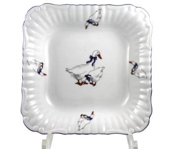 Салатник квадратный 28см IWONA гусь