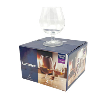 Набор 4-х бокалов 250мл ВРЕМЯ ДЕГУСТАЦИЙ КОНЬЯК