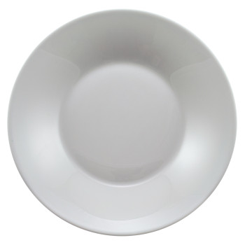 Тарелка глубокая 23см ALIZEE гранит (серая)