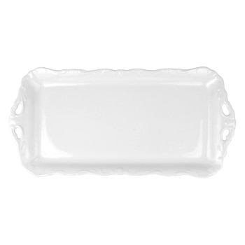 Блюдо 38см ROCOCO белое