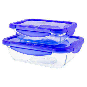 Набор 2-х емкостей для приготовления и хранения 20*15см и 24*18см PYREX